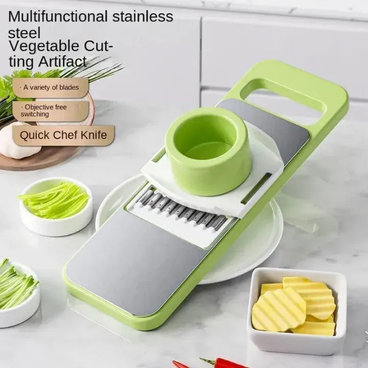 5in1 Vegetable Cutter | Multifunctional Stainless Steel Vegetable Cutter & Slicer | Kitchen Tool