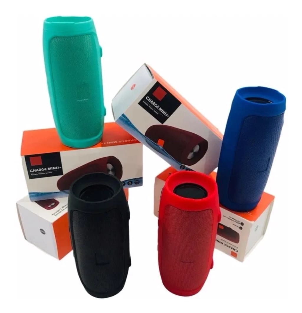 JBL Charge 3 Portable Bluetooth Speaker Rechargeable Biggest Battery With FM Radio Durable Comfortable Stylish Affordable | Random Color