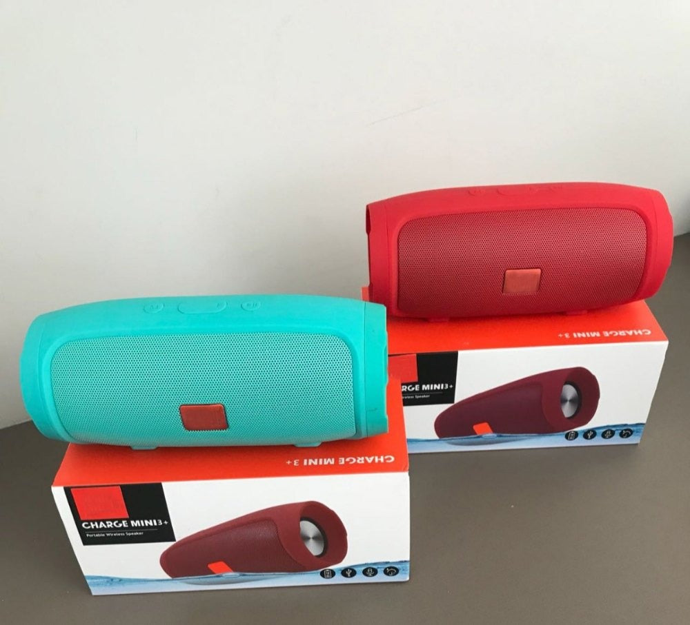 JBL Charge 3 Portable Bluetooth Speaker Rechargeable Biggest Battery With FM Radio Durable Comfortable Stylish Affordable | Random Color